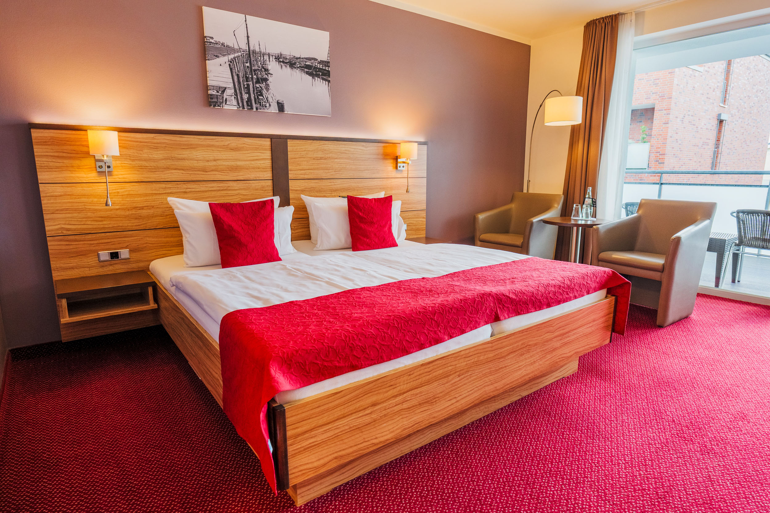 Admiral Doppelbett Zimmer