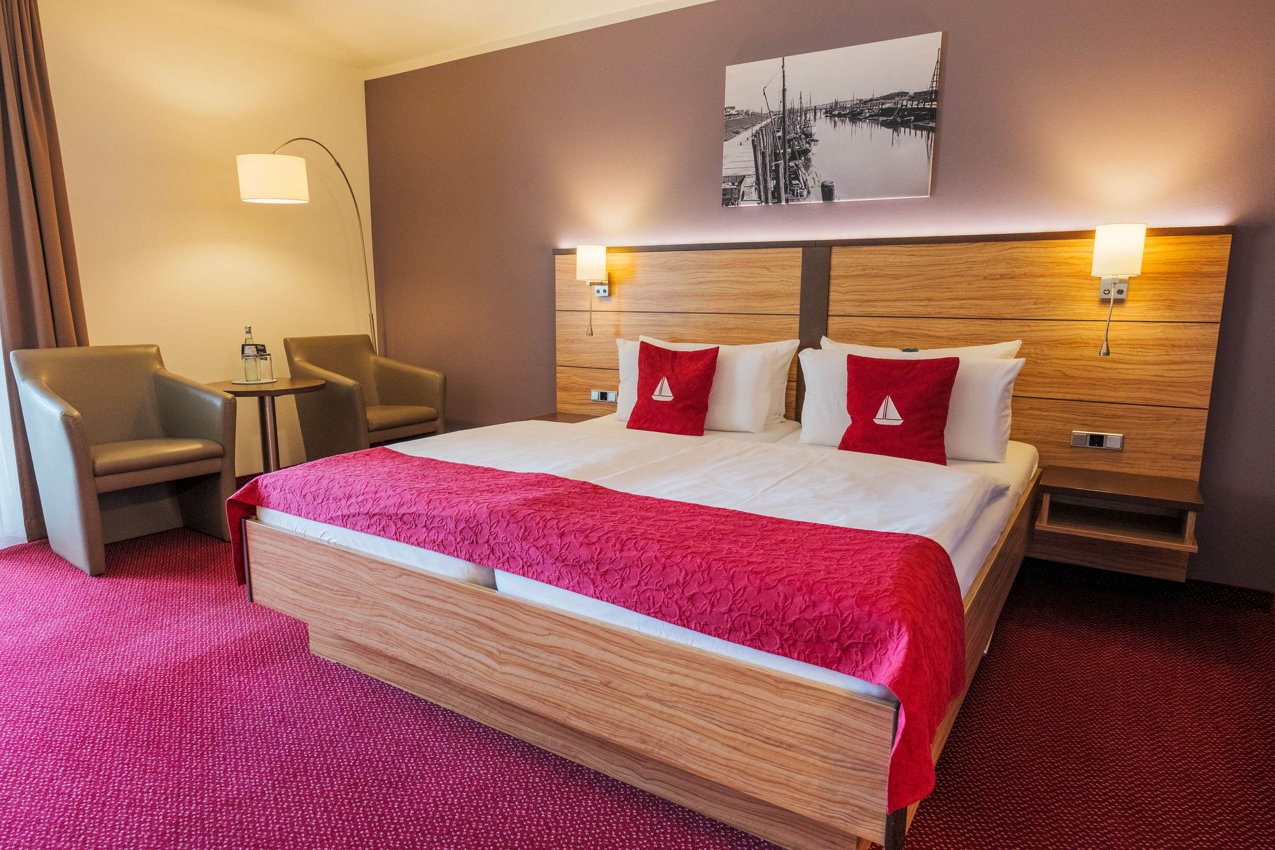 Steuermann Doppelbett Zimmer
